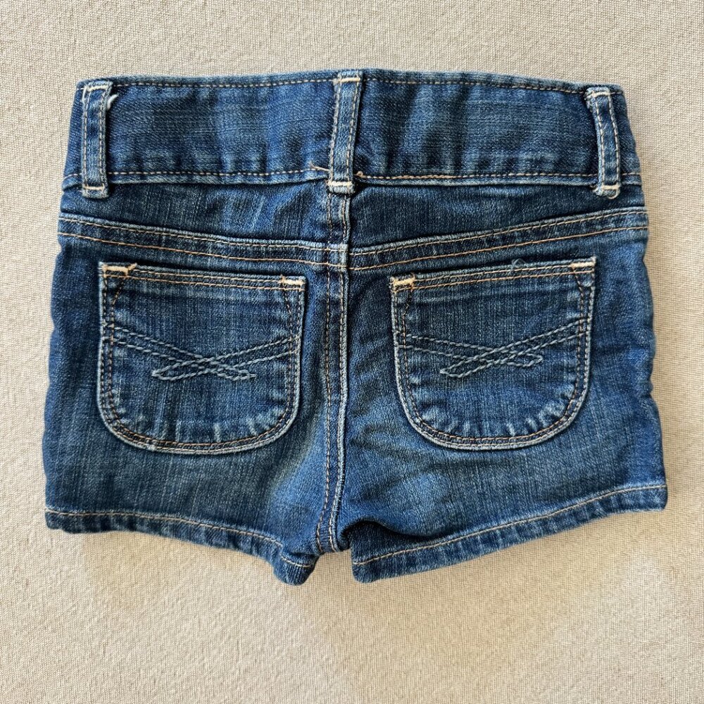 EUC Baby Gap Medium Denim Jean Shorts for Toddler Sz 3 yrs - Picture 3 of 5